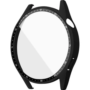 Novstrap Huawei Watch Gt3 46MM Uyumlu Ekran Koruyucu Temperli Cam ve Kasa Koruyucu Sert Pc