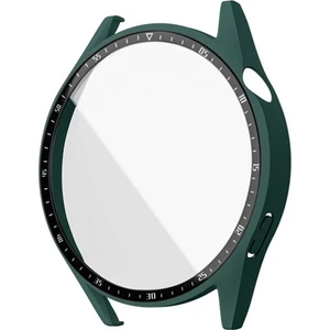 Novstrap Huawei Watch Gt3 46MM Uyumlu Ekran Koruyucu Temperli Cam ve Kasa Koruyucu Sert Pc