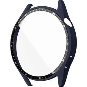 Novstrap Huawei Watch Gt3 46MM Uyumlu Ekran Koruyucu Temperli Cam ve Kasa Koruyucu Sert Pc