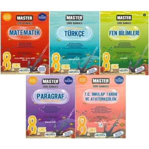 Okyanus Yayınları 8. Sınıf LGS Master Tüm Dersler Soru Bankası Seti