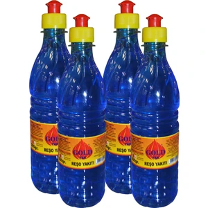 Toptancı Amca Osmanlı Ocağı Yakıt Jeli Reşo Yakıt Jel Ateş Yakıcı Kokusuz Jel 500 ml 4'lü(TOPLAM 2 LT)