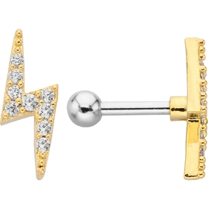 By Dilek Çetin Accessory Çelik Şimşek Model Kıkırdak Helix Tragus Piercing