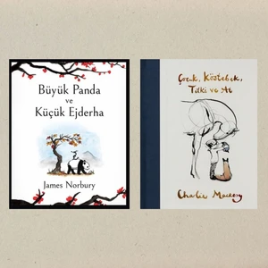 Çocuk, Köstebek, Tilki ve At - Büyük Panda ve Küçük Ejderha - 2 Kitap