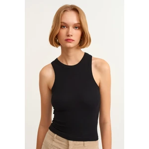 la & vetta 3'lü Paket Fitilli Halter Yaka Örme Atlet