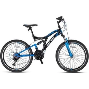 Kron Geroni Hunter - 24" Mtb - 21 Vites - V.b. - Siyah-Mavi/beyaz