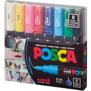 Poster Markörü Posca Set Pc-1m/8c Ana Renk 8 Li