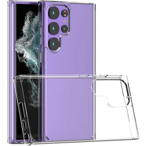 Kny Samsung Galaxy S23 Ultra Kılıf Ultra Korumalı Şeffaf Coss Silikon
