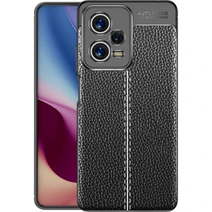 Xiaomi Poco X5 Kılıf Deri Desenli Lux Niss Silikon