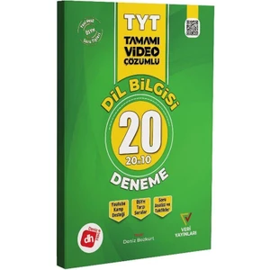 Veri Yayınları Deniz Hoca TYT Türkçe Dil Bilgisi Deneme 20’li 2023