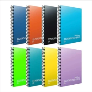 Fresco (6'lı Paket) A4 80 Yaprak 6 Kareli Plastik Kapak Defter