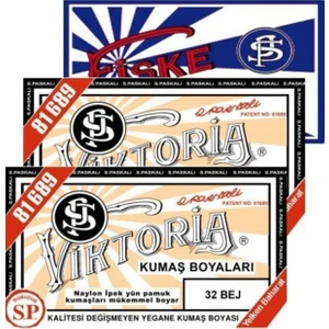 Kumaş Boyası Bej 2pk+Fiske Sabitleme 1pk