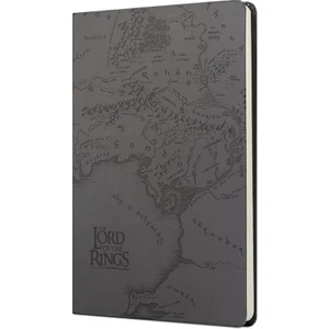 The Lord Of The Rings Orta Dünya Haritası Sert Kapak Butik Defter Siyah Lord Of The Rings Çizgili