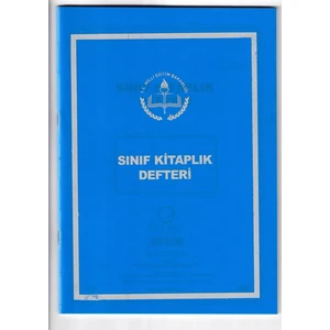 Sınıf Kitaplık Defteri Defteri 40 Yaprak Plastik Kapak