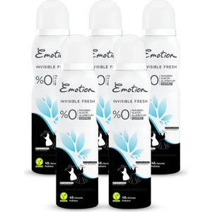 Invisible Fresh Black & White Deodorant 5X150ML