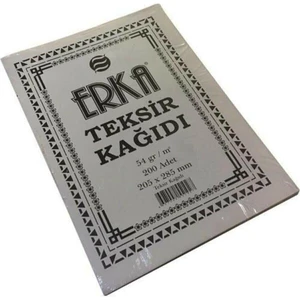 Teksir Kağıt A-4 200 Lü 54 gr