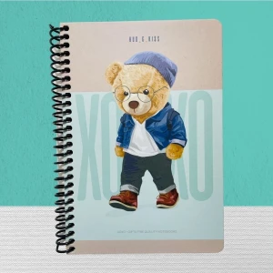 Xoxo Spiralli Sert Kpk. Defter 17X24 120 Yp. Kareli