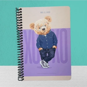 Xoxo Spiralli Sert Kpk. Defter 17X24 120 Yp. Kareli