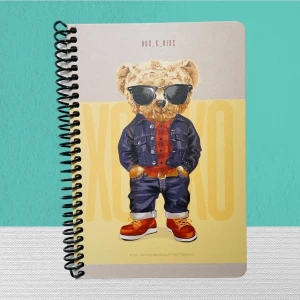 Xoxo Spiralli Sert Kpk. Defter 17X24 120 Yp. Kareli