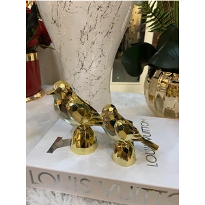 EC Shop Eoshome Ikili Kuş Biblo Gold