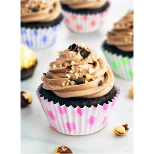 EC Shop Hiragroup 100'Lü Muffin Kağıdı Kek Kalıbı Desenli