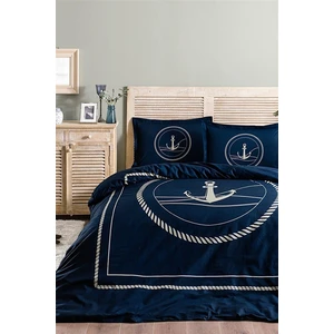 Ankro Lacivert Tek Kişilik Nevresim Takımı