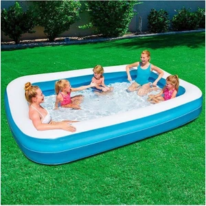 Dikdörtgen Şişme Aile Havuzu Seti (305 cm x 183 cm x 46 Cm) 54150