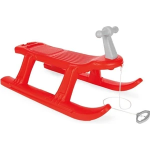 Kar Canavarı Kızak Yeni Model Tutma Kulplu - Kırmızı