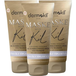 Soyulabilir Gold Yüz Kil Maskesi Tüm Cilt Tipleri Için 75 ml x 3 Adet