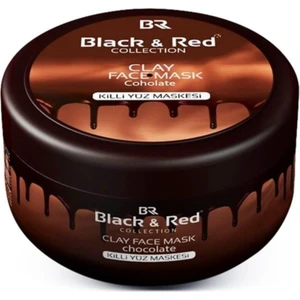 Black & Red  Clay Face Mask Chocolate