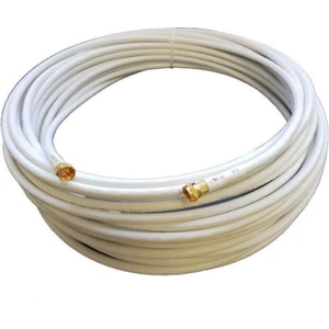 30 Metre Beyaz RG6U6 Anten Kablosu Full Hd 4K