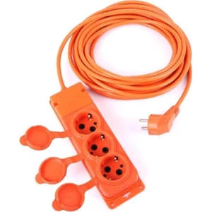 Uzatma Kablosu 3*1.5mm² 3 Lü Priz Turncu (20 Metre)
