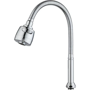 40 cm Oynar Başlıklı Spiral Musluk Başlığı Çift Delik Boru Su Tasarruflu