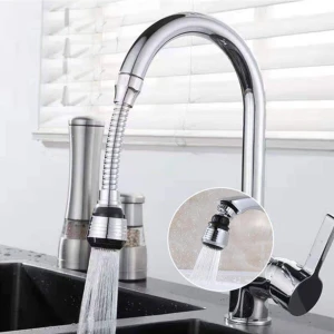 Kartal Ticaret Turbo Flex Spiral Musluk Başlığı 2 Aşamalı Plastik Esnek Musluk Başlığı
