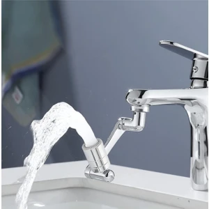 Yclshop Mutfak Banyo Musluk Başlığı 1080 Derece Dönebilen Krom Kaplama 2 Mod M 1080 Musluk Batarya