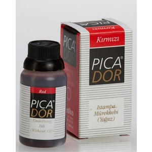 Pıcador 30CC Kırmızı Istampa Mürekkebi