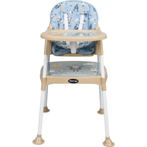 Maxi Taxi Baby Feeding 3in1 Çalışma Masalı Mama Sandalyesi Krem Kuzu