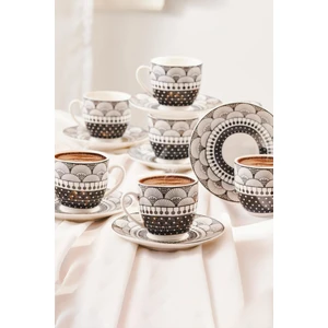 Aysel 6 Kişilik Kahve Fincan Takımı 85 ml