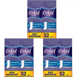 Extra Koruma Uzun Günlük Ped 52 Adet x 3