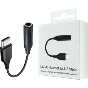 Xiaomi 11T Uyumlu Type-C Kulaklık Dönüştürücü 3.5 mm Jack Girişli Ses Adaptörü