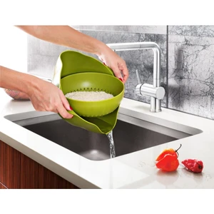 360 Derece Dönebilir Pratik Hazneli Süzgeç