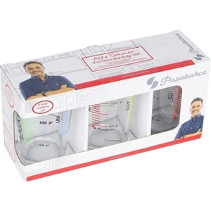 Arda Türkmen 3'lü Ölçü Kabı Ölçü Bardağı Seti