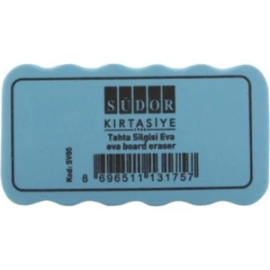 Mıknatıslı Tahta Silgisi 1 Adet Mavi Renkli Eva Malzemeden