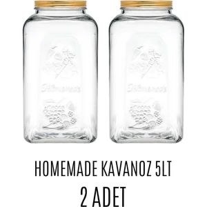 Homemade 5 Lt Turşu Erzak KAVANOZU-2ADET
