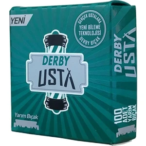 Usta Yarım Jilet Berber Bıçak Ustura Tıraş Jileti 100 Lü Paket