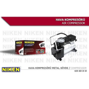 Araç Lastik Hava Kompresörü Metal Gövde