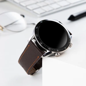 Huawei Watch Deri Kordon Watch GT5 / GT4 Gt 2 3 4 5 Pro 46mm Gt2 E Gt2e Gt2pro Gt3 Pro Gt3pro Se 2e Elite Huawei Watch 4 Pro Ultimate Deri Kordon Kayış 46 22mm Kahverengi