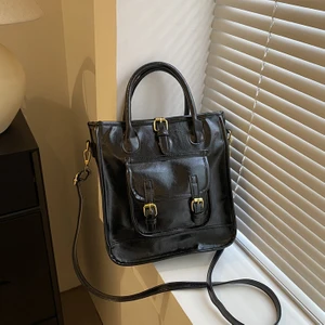 2023 Retro British Preppy Kadın Çantası Messenger Soft (Yurt Dışından)
