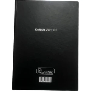 Karar Defteri (A4 Ciltli)