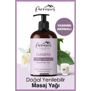 Doğal Yasemin Özlü Duyusal ve Afrodizyak Etkili Aromaterapi Masaj Yağı 400 ml