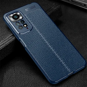 M.TK Moveteck Xiaomi Redmi Note 12 Pro 4g Kılıf Kamera Korumalı Deri Dokulu Dikişli Tarz Lansman Tam Kaplar Koruyucu